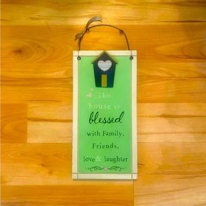 🏡♦️3 for $12♦️Target Home Wood Wall Plaque.